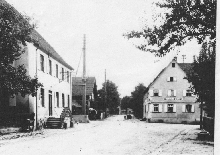 Hauptstraße Sonne Schütt