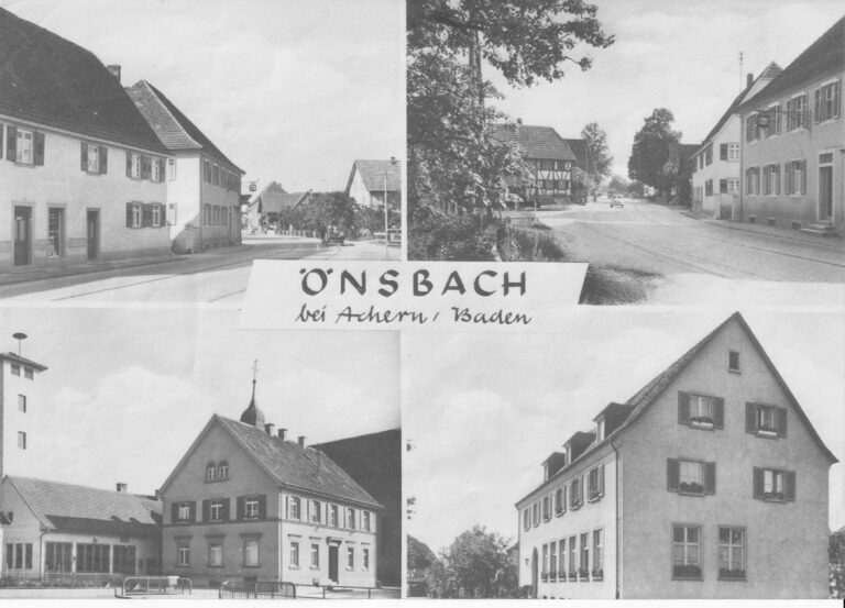 Karte Önsbach mit Ochsen